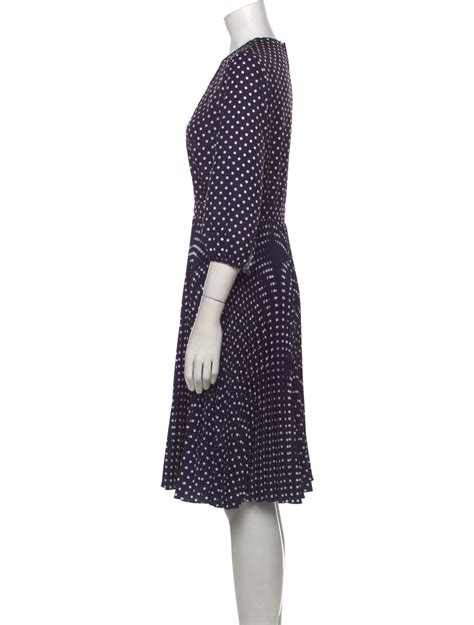 prada polka dot dress|Prada Polka Dot Print Knee.